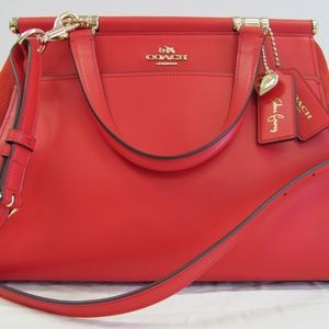 COACH Selena Gomez Drifter Satchel I Light Gold Se